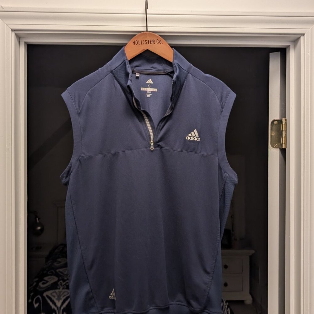 Adidas Men's Navy Golf Vest, Small, Comfy, Warm